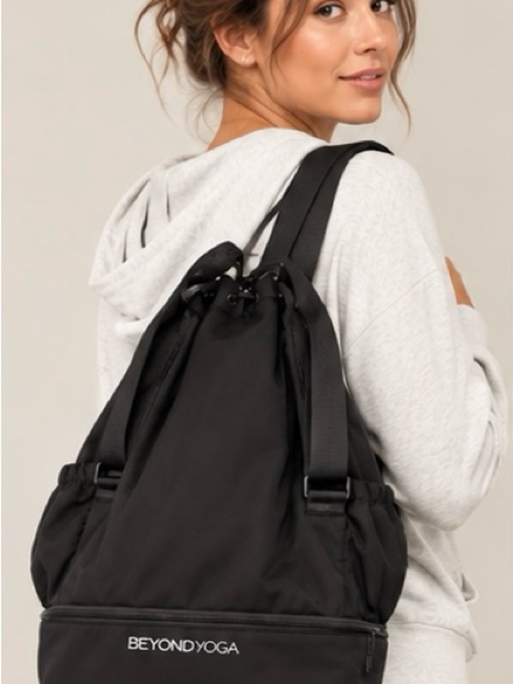 Beyond Yoga Convertible Gym Bag Backpack Tote – Black